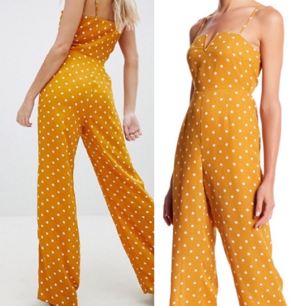 Honey Punch Polka Dot Jumpsuit/Romper